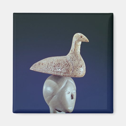 ドーセ考えット岬の近くのアオバドリの女性の姿 マグネット (正面)