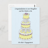 ドーターアンドブライドへ婚約 ポストカード (正面/裏面)