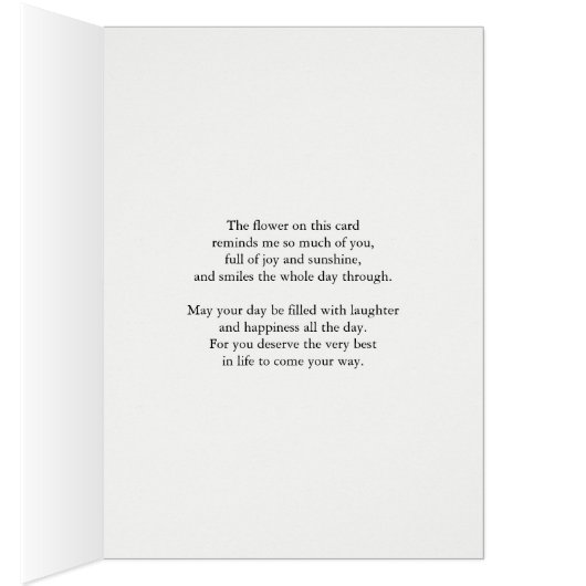 ドーターインロー誕生日ビューティフルピンクローズ (内側 (右))