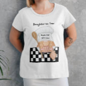 ドーターインロー誕生日格言シェフ調理師 Tシャツ