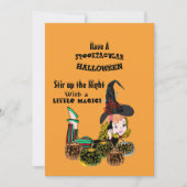 ドーターウィッチ不気味ハロウィーングローパンプキンスカード 招待状 (正面)