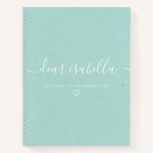 ドーターエレガント親愛メモリーノートブック ノートブック (正面)