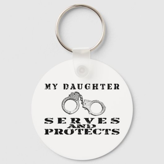 ドーターサー保護ズ – 帽子 キーホルダー (正面)