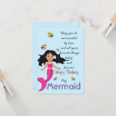 ドーターズフラットカード誕生日 カード (正面/裏面インサイチュ)