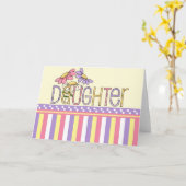 ドーターティーとGIfts – 母の日に最適 カード (黄色い花)