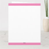 ドーターナンバー14フォトコラージングビッグ14誕生日 カード (裏面)