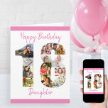 ドーターナンバー18フォトコラージングビッグ18誕生日 カード<br><div class="desc">最大12枚の写真で18thの大きな誕生日カードをパーソナライズ違うする。娘のために設計された（「娘」は名前や好きなように編集することができますが）、番号18フォトコラージュは、特別な品質とバースデーカードに与えは、思いやりのある方法でユニークす。このテンプレートは、各番号の先頭から順に写真を追加することにより、簡単に独自の写真コラージュを作成できるように設定されている。写真のまわりにを好きなだけ頻繁に変更して、スポットに収め最高のる。カードの中には別の大きな番号18と自分のメッセージを追加するオプションカスタムがある。</div>
