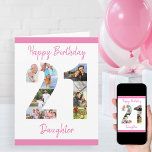 ドーターナンバー21フォトコラージビッグ21歳の誕生日 カード<br><div class="desc">最大10枚の写真で21日の大きな誕生日カードをパーソナライズ違うする。娘のために設計された（「娘」は名前や好きなように編集することができますが）、番号21フォトコラージュは特別な品質のバースデーカードへの思いやりのある方法であ与えユニークる。このテンプレートは、各番号の先頭から順に写真を追加することにより、簡単に独自の写真コラージュを作成できるように設定されている。写真のまわりにを好きなだけ頻繁に変更して、スポットに収め最高のる。カードの中には別の大きな番号21と自分のメッセージを追加するオプションカスタムがある。</div>