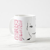 ドーターネームエミリータイポグラフィマグ コーヒーマグカップ (正面左)