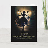 ドーターハッピーハローウィンウィッチブードゥー カード (正面)