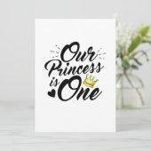 ドーターファーストバースデーモムズパパプリンセス セーブザデート (スタンド正面)