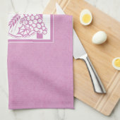ドーターファースト聖餐式，ピンク キッチンタオル (四つ折り)