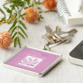 ドーターファースト聖餐式,ピンク キーホルダー (側面)