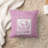 ドーターファースト聖餐式，ピンク クッション (ブランケット)