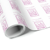 ドーターファースト聖餐式,ピンク ラッピングペーパー (ロールコーナー)