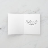 ドーターファーズデイ感動的引用文 カード (内部)