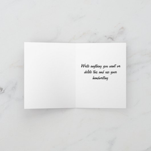 ドーターファーズデイ感動的引用文 カード (内部)