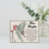 ドーターフェアリー誕生日 ポストカード (スタンド正面)