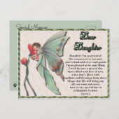 ドーターフェアリー誕生日 ポストカード (正面/裏面)