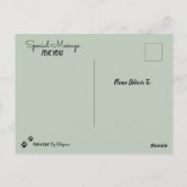 ドーターフェアリー誕生日 ポストカード (裏面)