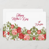 ドーターマザーズ日素朴バラフローラ緑 シーズンカード (正面/裏面)