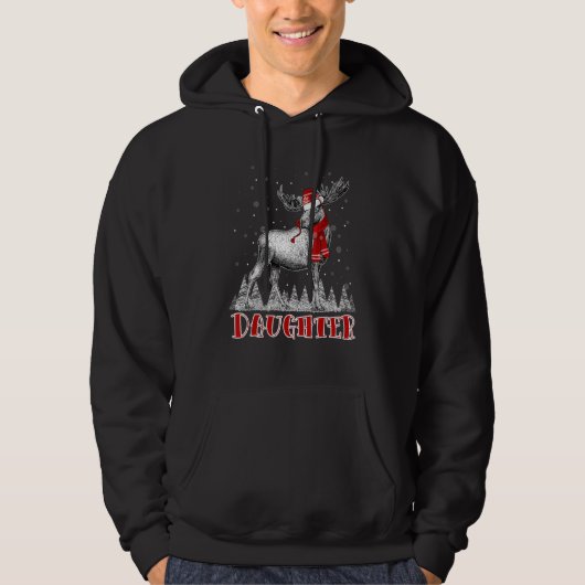 ドータームース衣服サンタハットマッチングクリスマスC パーカ (正面)