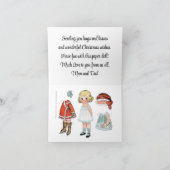 ドーターメリークリスマスホリデーカード シーズンカード (内部)