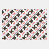 ドーターラッピング紙シート ラッピングペーパーシート (正面3)