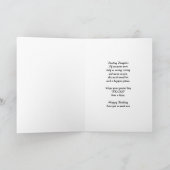 ドーターロックシック誕生日カードムーンズラグドール カード (内部)