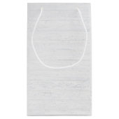 ドーター誕生日と水玉模様リボン スモールペーパーバッグ (裏面)