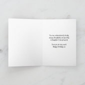 ドーター誕生日カード – ムーニースラグドールゴシック- G カード (内部)