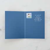 ドーター誕生日水彩《鳥》アメリカゴガラカード カード (内部)