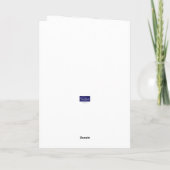 ドーター・レディスタイリッシューのクリスマス カード (裏面)