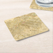 ドーチェスター、マサチューセッツ2 スクエアペーパーコースター (アングル)