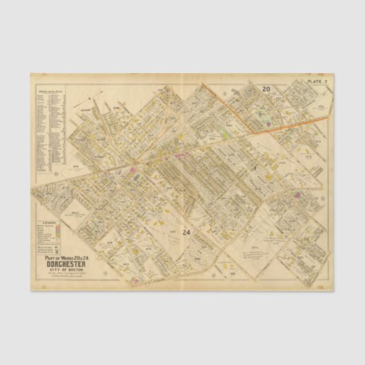 ドーチェスター、マサチューセッツ2 薄葉紙 (正面)