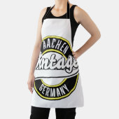 ドーツムントヴィンテージスタイルロゴ、エプロン エプロン (インサイチュ)