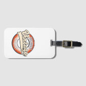 ドーツムントヴィンテージスタイルロゴ、 ラゲッジタグ (正面横)