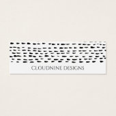 ドーティイヤリングネックレスジュエリーミニディスプレイカード (正面)