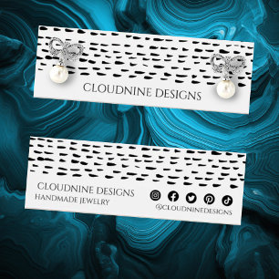 ドーティイヤリングネックレスジュエリーミニディスプレイカード