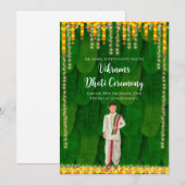 ドーティーの式への招待 ドーティーセレモニーの招待状 招待状 (正面/裏面)