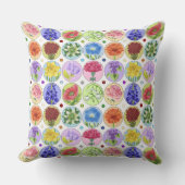 ドーティ誕生フラワーアンドジェム装飾用クッション クッション (正面)