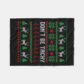 ドートゥー頻心臓ナース醜いクリスマスキャルディア フリースブランケット (正面(横))