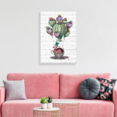 ドードインティーカップ キャンバスプリント (インサイチュ (リビング))