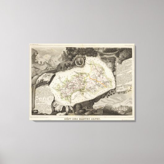 ドードオートアルプス キャンバスプリント (正面)