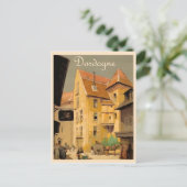 ドードクーンツアー，都市，住宅，フランス，ヴィンテージ旅行 ポストカード (スタンド正面)