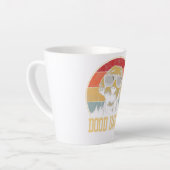 ドードダディプードルパパプードル愛好家fars day カフェラテマグ (左アングル)