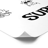 ドードリングは脳に良い ポスター (角)