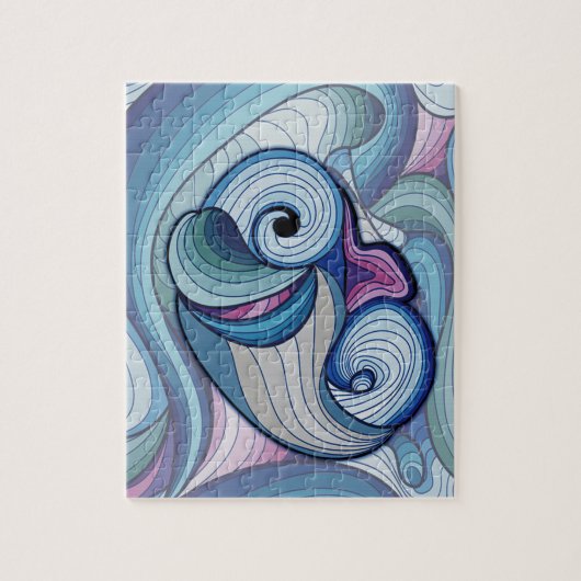 ドードリングドルフィンスケッチ ジグソーパズル (縦)