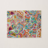 ドードリングパターン ジグソーパズル (横)