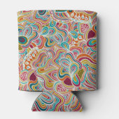 ドードリングパターン 缶クーラー (裏面)